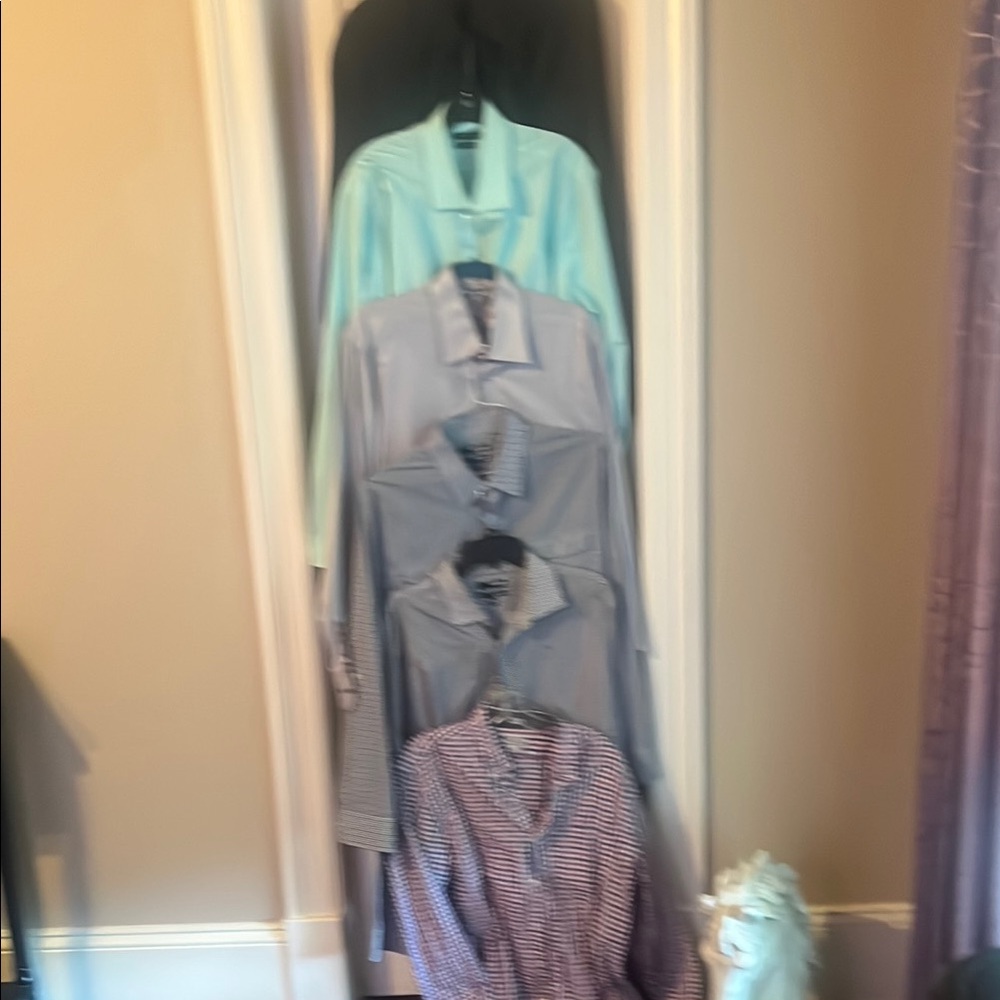 Kenneth Cole Blue  and one black Casual Button Down Shirts and other top brands